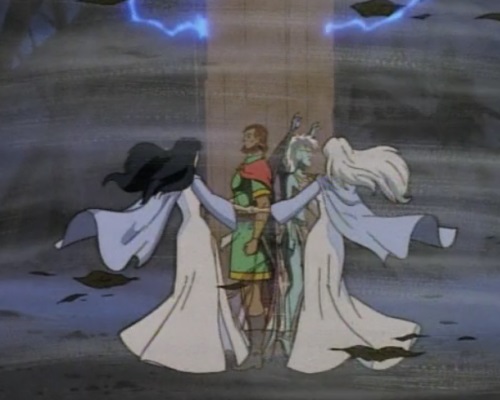 Demona and Macbeth's Link